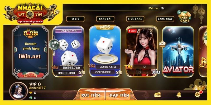 iWin là nền tảng cá cược được yêu thích bởi uy tín và chất lượng