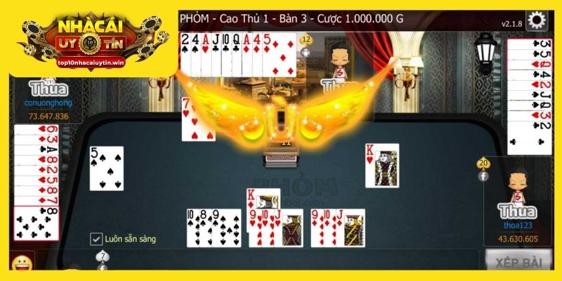 Các loại ù trong phỏm giúp người chơi dễ thắng hơn